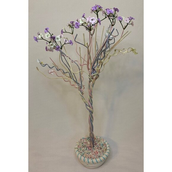 Easter-Themed Decorative Tree Multicolor Twisted Branches Flowers Ornaments 18" - Picture 7 of 15